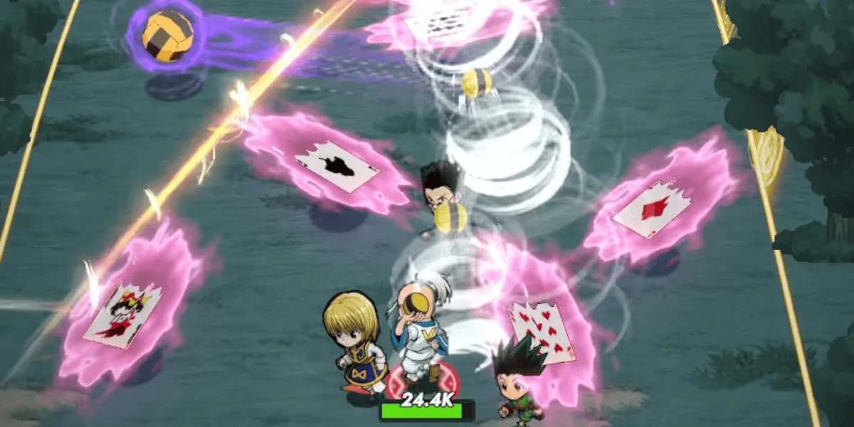 ヒソカトランプ攻撃