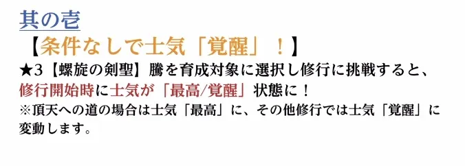 無凸で編成条件なしで覚醒にできる強力な特殊能力