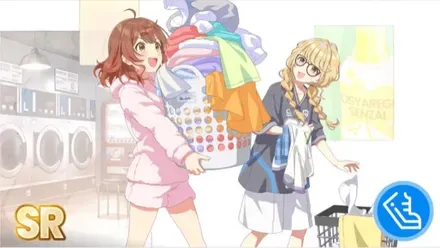 洗濯物のバランスタワー画像