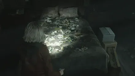 ベッドを調べる