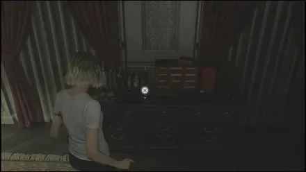 主任室手前の机の上