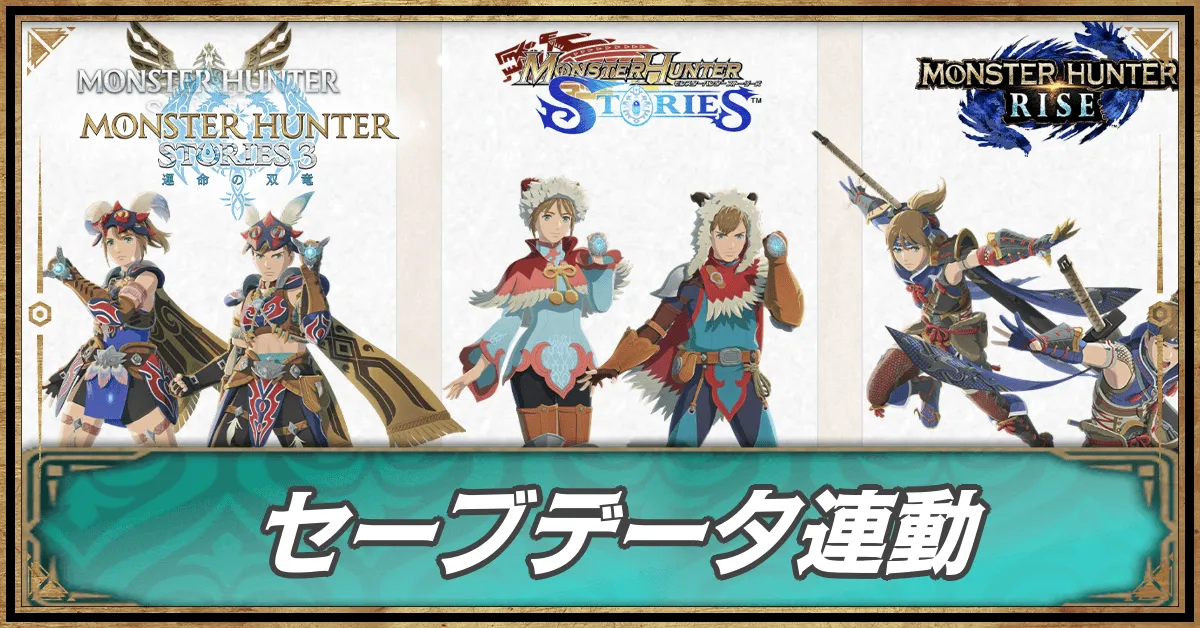 セーブデータ連動バナー