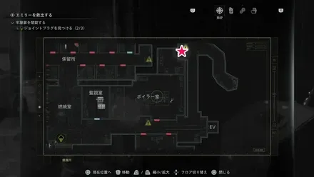 ボイラー室の入口