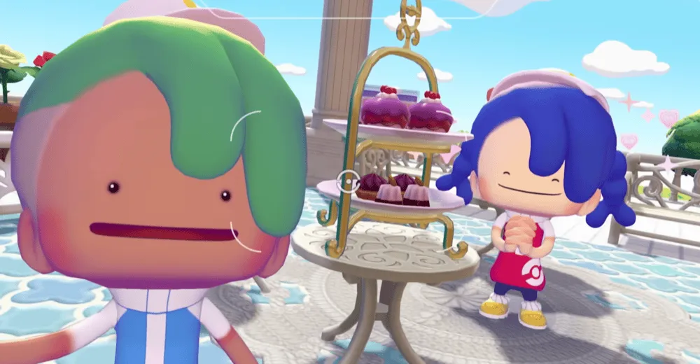 カメラで記念撮影