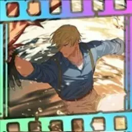 翼を手にして画像