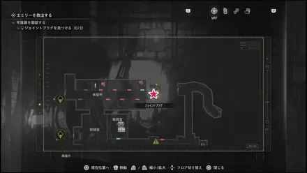 牢屋扉の開錠についてのマップ