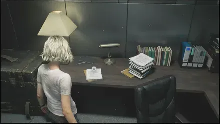 タイプライターの隣