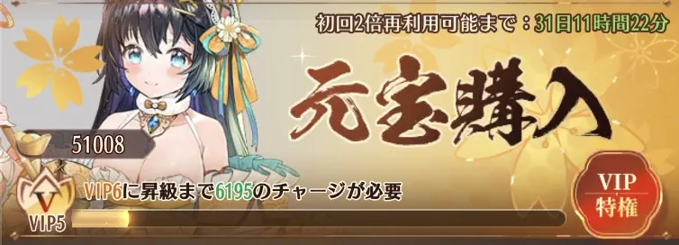 VIPレベルの上げ方