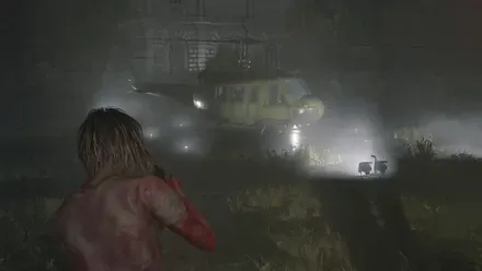 ヘリで脱出する