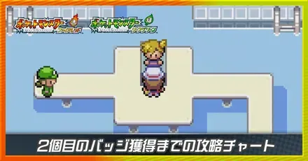 2個目のバッジ獲得までの攻略チャート