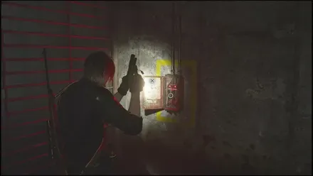 浸水している場所のバッテリーボックス内