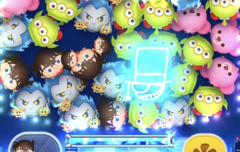 キッドが化けたツムを消すと効果が発生