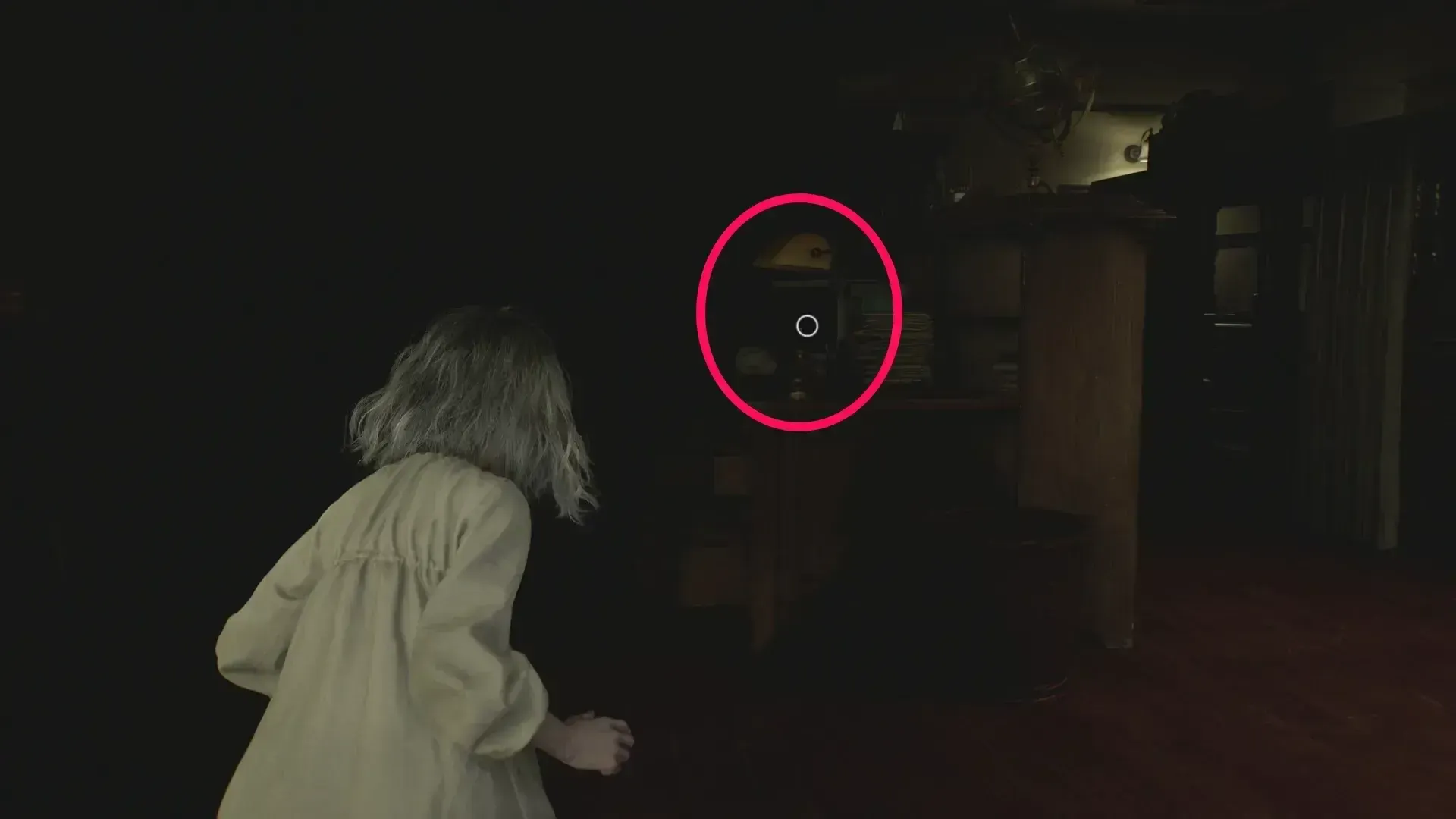 ライトをつける