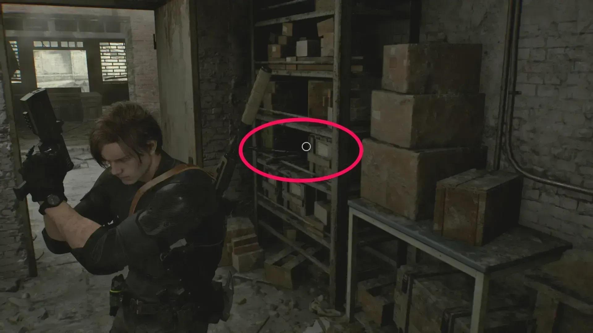 ショットガンをひろう