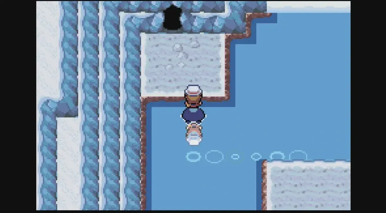 滝付近の穴から1階の奥へ