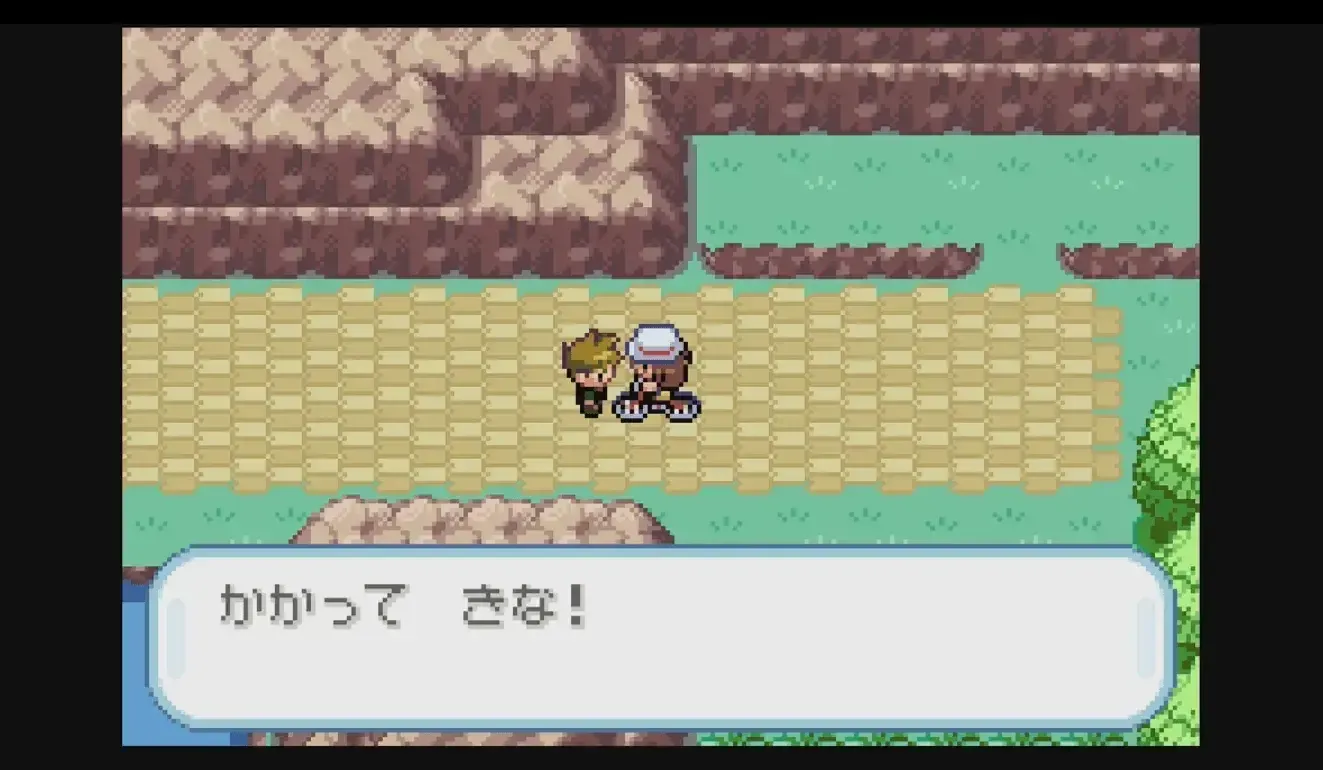 22番道路でライバル戦