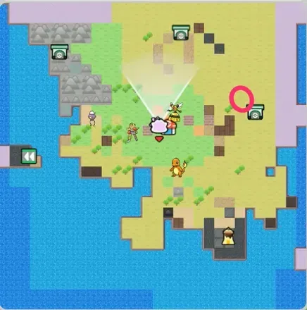 モンスターボール5のマップ画像