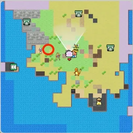 カラナクシの生育レポートのマップ画像