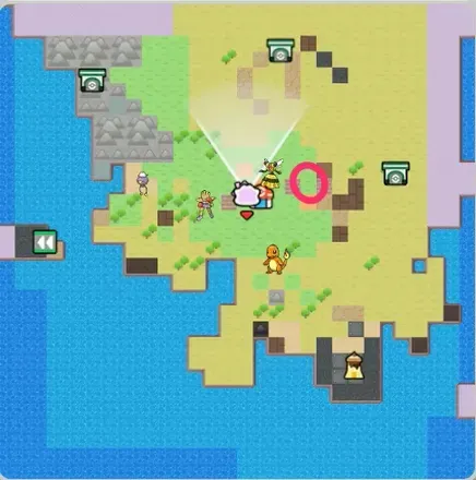 イーブイにんぎょうのマップ画像