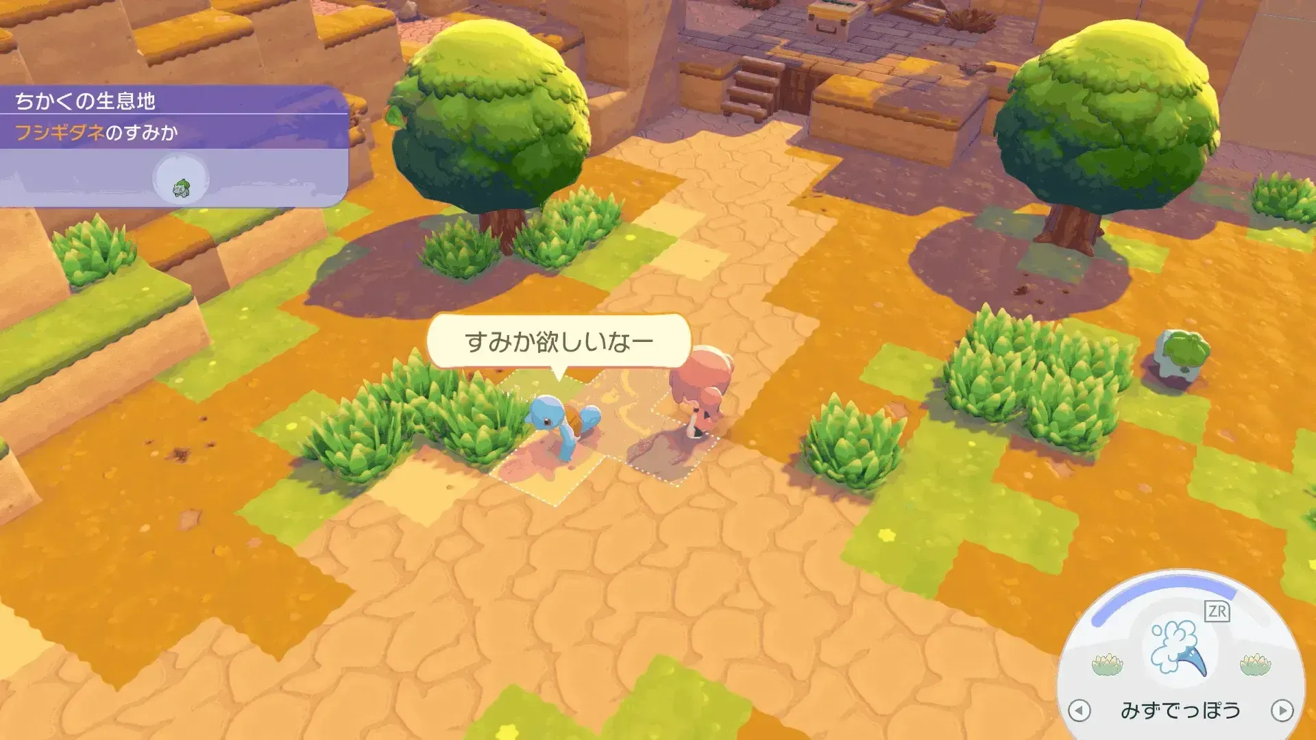 ゼニガメのお願い