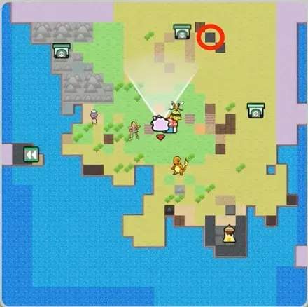 フレンドリィショップよりのマップ画像