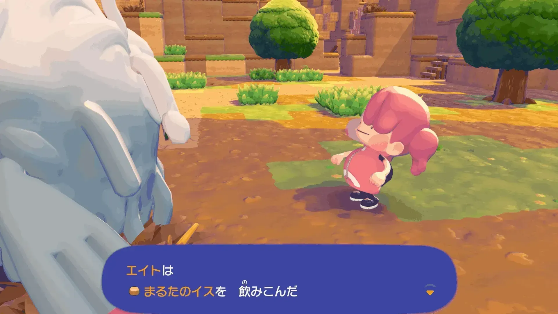 モジャンボに報告