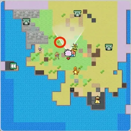 ポケモンのあいさつ特集のマップ画像