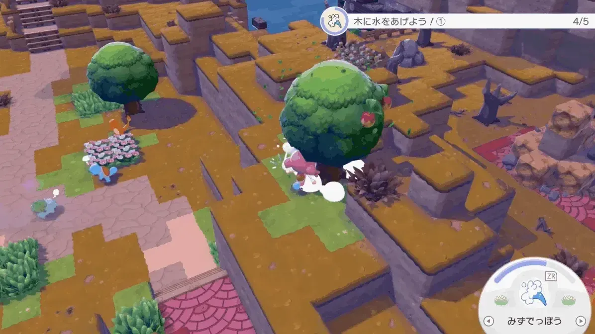 枯れ木に水やり