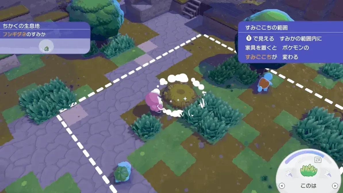 ほしくさのベッドを設置