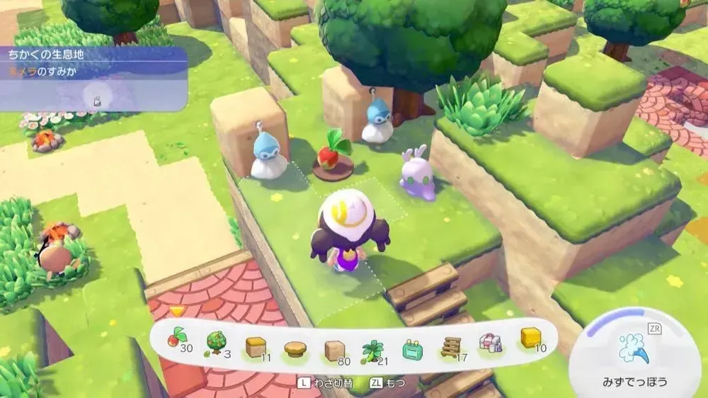 あまごいスポット置き方例