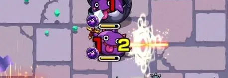 剣ザコに触れてセンサーを発動