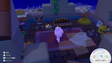 にんぎょうが落ちている実際の場所