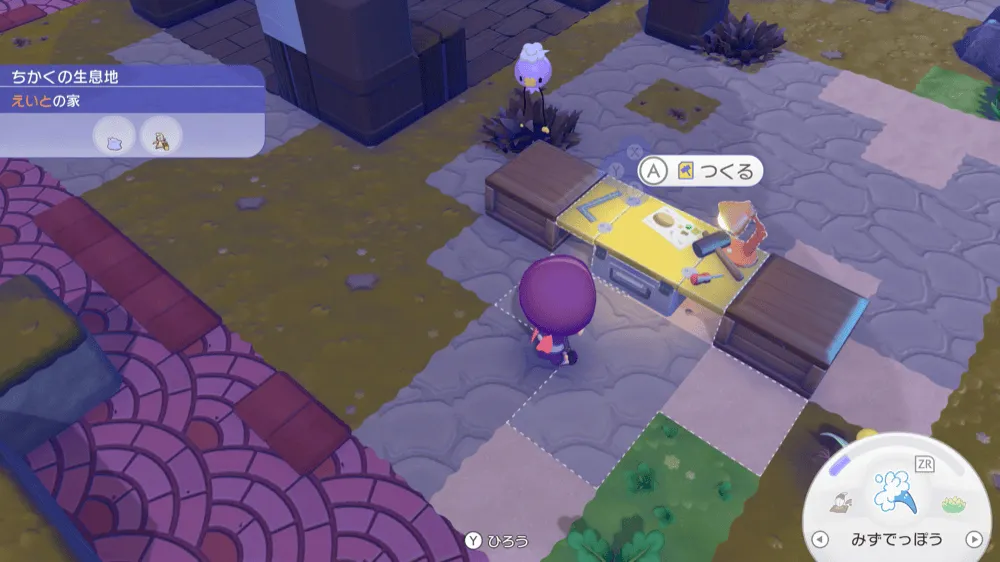 クラフト台と収納ボックス