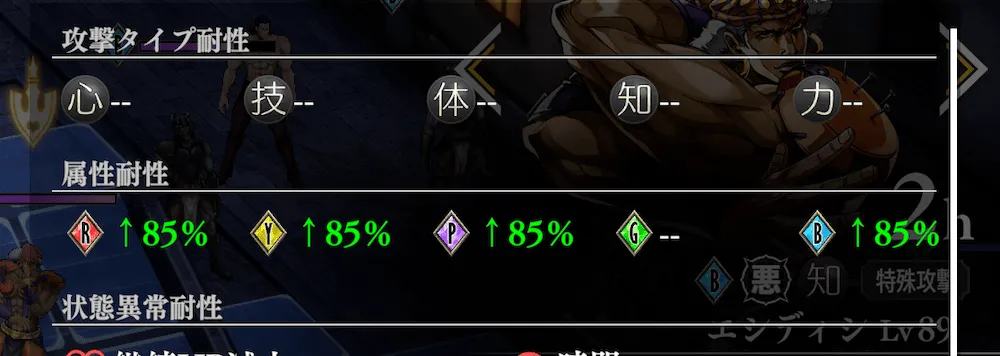 緑属性ユニット