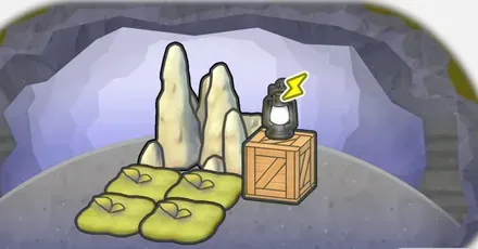 ブキミな白い岩画像