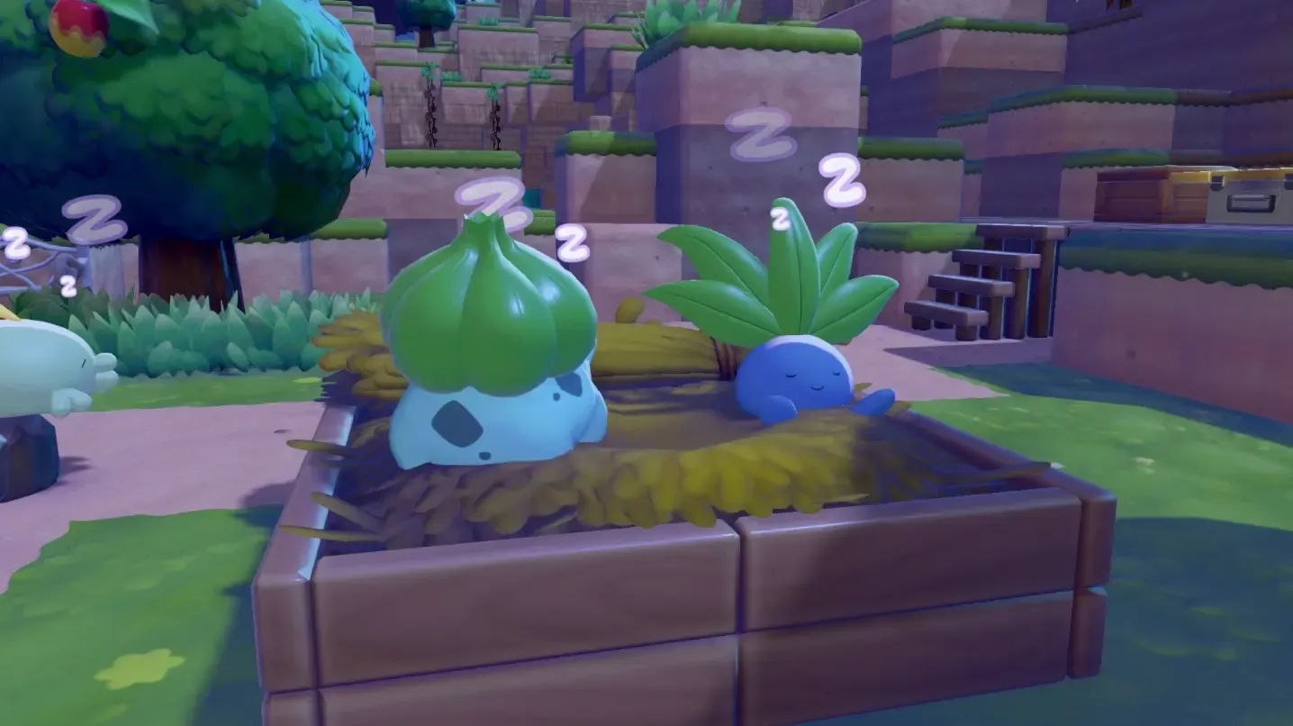 大きなねどこで仲良くグッスリ画像