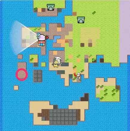 モンスターボール25のマップ画像