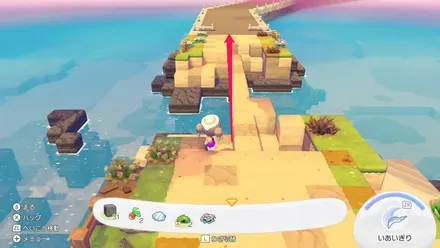 崩れた道をつなげる