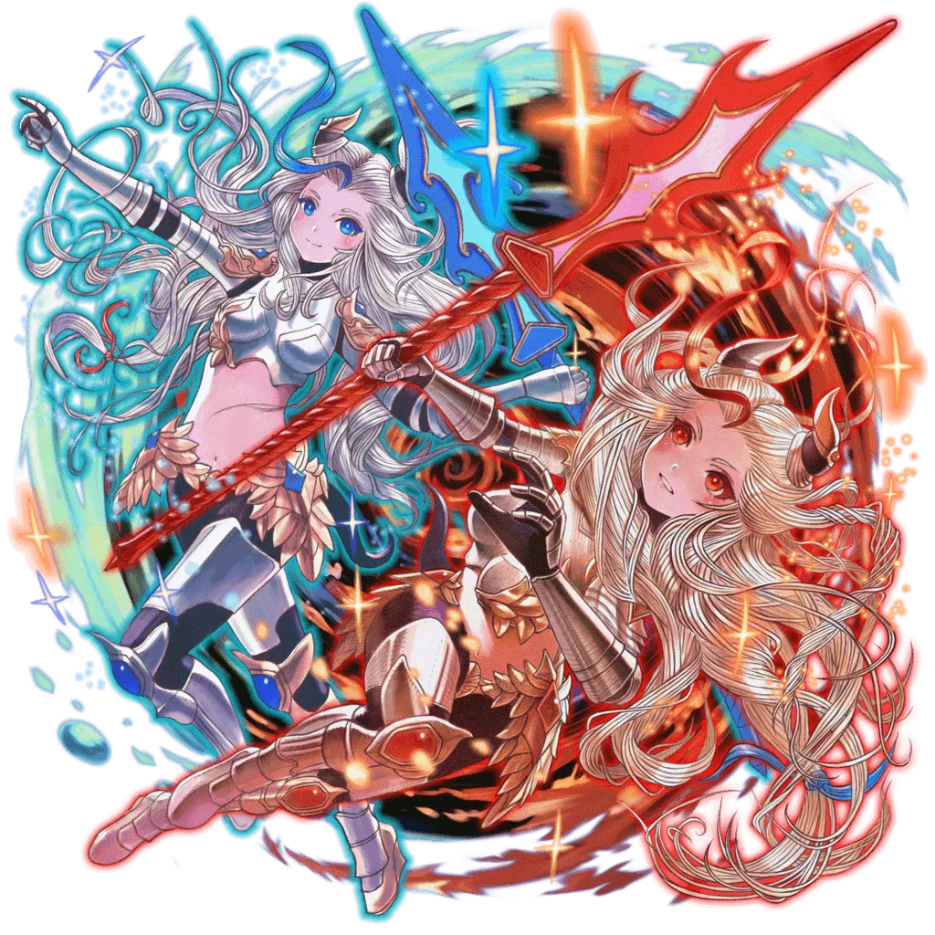 オセロニアの［紅と蒼の螺旋］リロ＆レルの画像