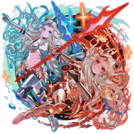 オセロニアの［紅と蒼の螺旋］リロ＆レルの画像