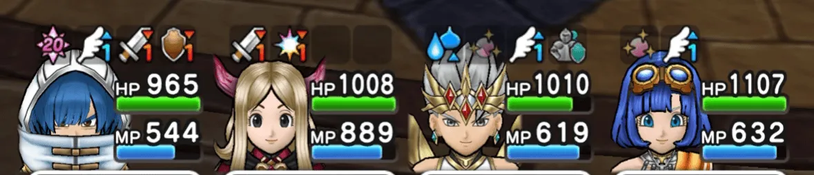 ステータス低下と状態異常をまもりのたてで防ぐ