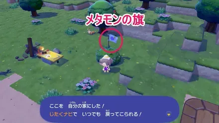 メタモンの自宅を作成