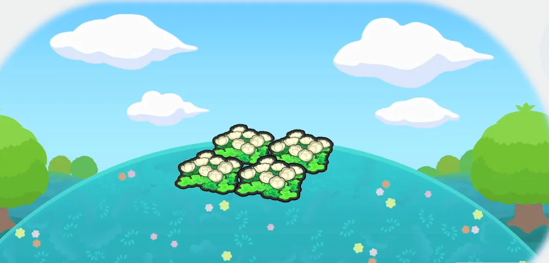 フワフワな花畑画像