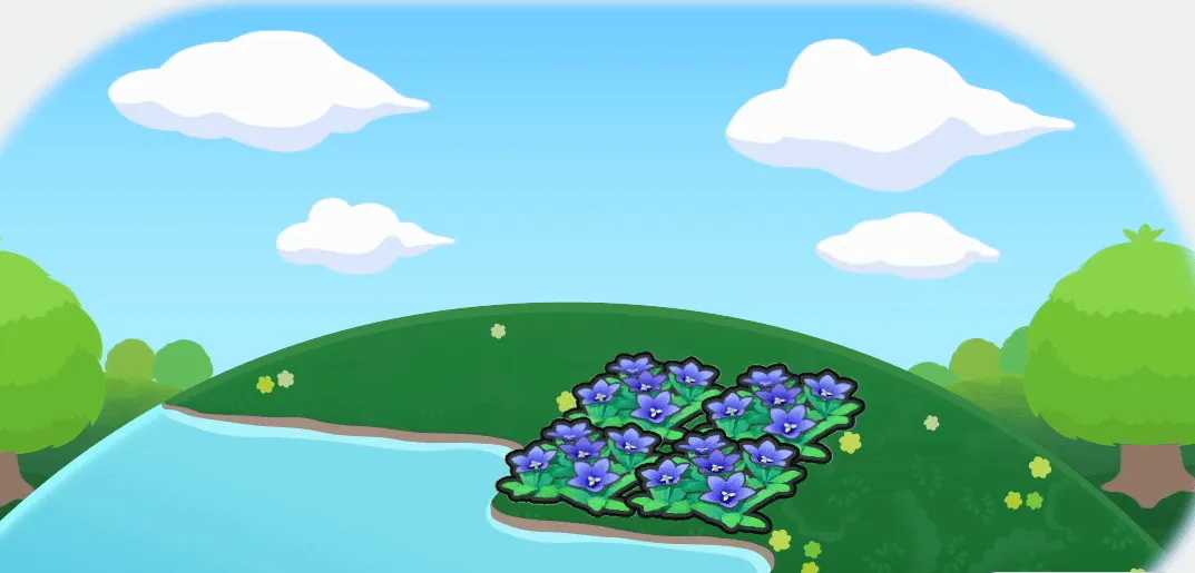 うるおうゆうがな花畑画像