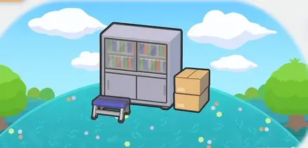 オフィスのバックヤード画像