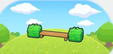 緑のベンチ画像