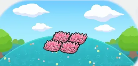 ピンクの草むら画像