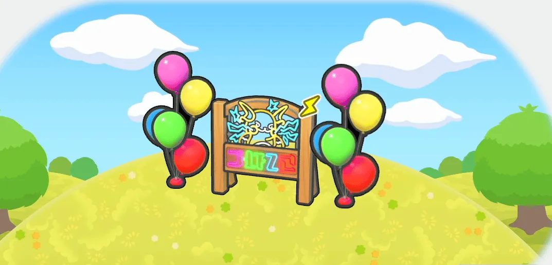 夜のお祭り会場画像