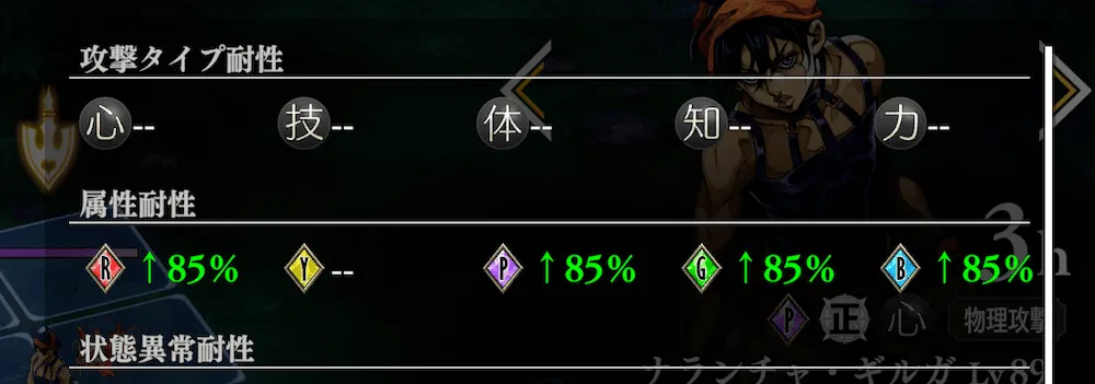 黄属性ユニット