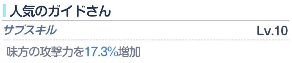 制服カリンサブスキル